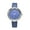 Blue, variant on Strada Japanese Movement White Crystal with Blue Dial Watch in Blue Faux Leather Strap (36.32mm) Size 6.25-7.75" Birthday Christmas Gifts