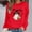 Red, variant on Halloween Sweatshirts for Women Ghost Long Sleeve Shirt | Halloween Ghost Sweater Halloween Outfits Oversized Spooky Season Pullover Tops