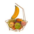 thumbnail image 1 of Kitchen Details 23377-COPPER Geode Fruit Basket with Banana Tree, Copper, 1 of 4