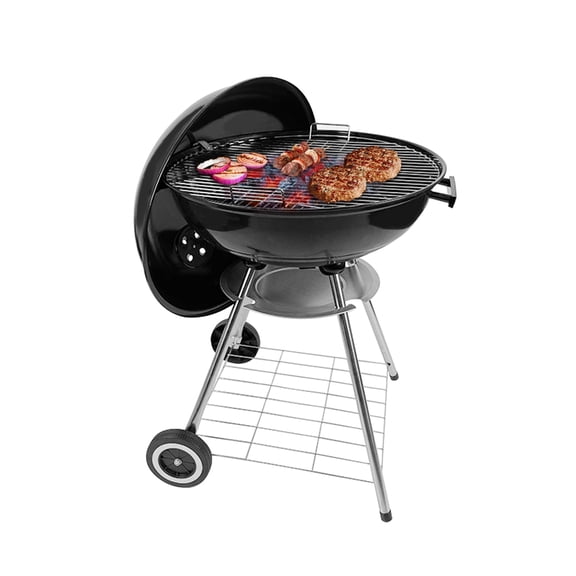 Waaoon Classic Round Charcoal Grill, 22-Inch Size Stainless Steel Build for Weather Resistance Perfect for Patio, Garden, and Outdoor Entertainment Spaces