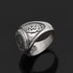 thumbnail image 3 of Guardurnaity Anillo de moda para hombre, anillos para niños, joyería multiusos para dedos, accesorios de decoración, regalos de Navidad y Ropa, zapatos y accesorios Miscelánea  10# color acero, 3 of 6