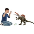 thumbnail image 1 of Jurassic World Super Colossal Spinosaurus Pack, jouet de dinosaure de 36 pouces de long et 2 mini-figurines, 1 of 6