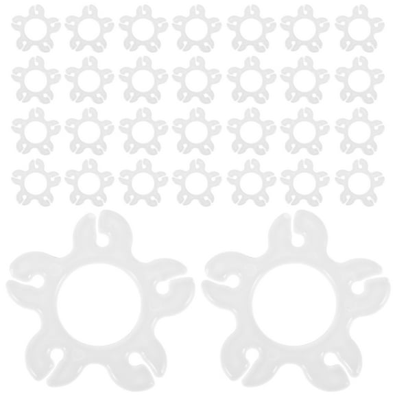 GOOHOCHY 100pcs Balloon Arch Fixing Buckles Plastic Balloon Clips Holder Balloon Buckles Balloon Ring Buckles For Party Decorations