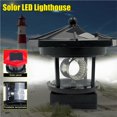 thumbnail image 3 of Billuyoard Luz de césped LED Solar Sun Powered Lighthouse Lámpara de jardín Luz de decoración giratoria impermeable para Yard House Iluminación y accesorios Billuyoard HA023752-00, 3 of 6
