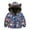 Dark Blue 2, variant on Toddler Baby Boy Girl Reversible Jacket Winter Warm Hooded Coat Thick Fleece Jacket Kid Infant Full Zipper Outerwear Clothes