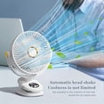 thumbnail image 2 of New Mini Fan Super Quiet Smart Clip Fan Automatically Swing 8-inch Plug-in Charging USB Dual-use Long Battery Life Electric Fan Desktop Multiple Scenarios Suitable for High-value Gifts for Girls, 2 of 4