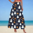 thumbnail image 2 of Edvintorg Long Skirts for Women Halloween Costumes Fashion Casual High Waisted Maxi Skirt with Pockets Plus Size Womens Clothing, 2 of 5