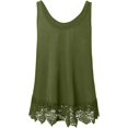 thumbnail image 2 of HSHDLDF Plus Size Swing Lace Flowy Tank Top for Women, 2 of 3