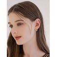 thumbnail image 5 of OUSITAI Stainless Steel Hoop Earrings Mens Womens Small Huggie Hoop Earrings(2 Pairs，Black+Steel color), 5 of 5