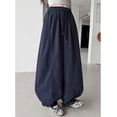 thumbnail image 4 of SJLDQY Girls Wide Leg Pants High Waisted Baggy Pants for Girls Casual Elastic Drawstring Waist Joggers, 4 of 5