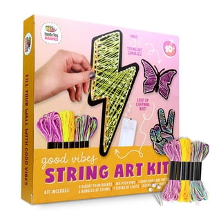 LEISURE ARTS Macrame Kit Butterfly, Macrame Kits for Adults Beginners,  Macrame Wall Hanger Kit, Macrame Beginners Kit, Macrame Kit, DIY Macrame  Kit
