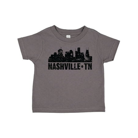 

Inktastic Nashville Skyline Grunge Gift Toddler Boy or Toddler Girl T-Shirt