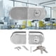 thumbnail image 4 of Cerradura De Seguridad, Cerraduras De Puerta De Vidrio Doble Cilindro De Cerradura De aleación De Zinc Duradero De Superficie Lisa Para Salón Para Herrajes Para Muebles Para Casa, 4 of 7