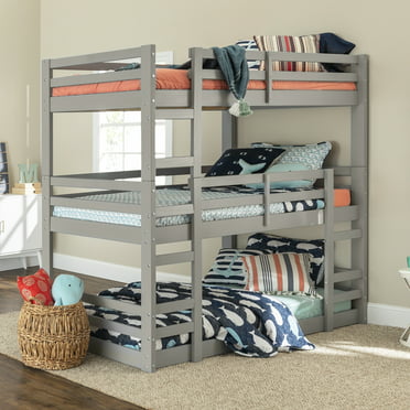 Better Homes And Gardens Tristan Wooden, Three Tier Bunk Bed