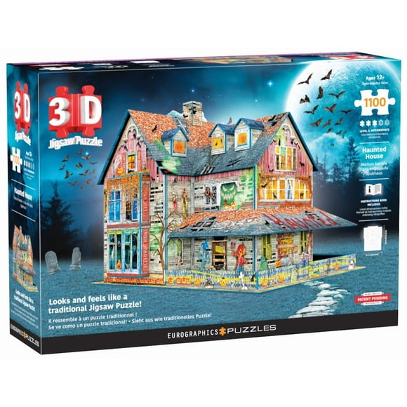 Puzle 3D Haunted House EuroGraphics 1100 piezas
