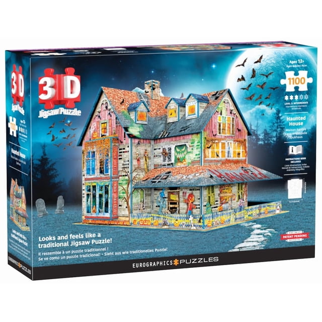 Puzle 3D Haunted House EuroGraphics 1100 piezas