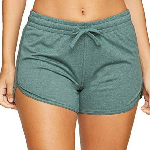 HAWEE Shorts de Détente de Yoga pour Femmes, Randonnée, Course Active, Entraînement, Shorts Confortables de Voyage Décontractés avec Cordon de Serrage