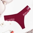 thumbnail image 2 of B91xZ sous-Vêtements en Coton pour Femmes Culotte Extensible en Microfibre, Rouge, 2 of 5