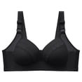 thumbnail image 3 of Womens Blissful Bra Wire Push Up Full Coverage Smoothing Everyday Comfort Flex Fit Bras, 36, Black, 3 of 3