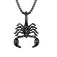 thumbnail image 2 of Cheers.US Men Women Hip Hop Fashion Scorpion Shape Necklace for Daily, 2 of 4