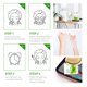 thumbnail image 5 of Mascarillas Iluminadoras Mascarilla Iluminadora con Colágeno Mascarilla Envolvente Peel Off para Mantenerla Transparente Mascarilla Nocturna Hidratante Suavizante Iluminadora 10ML Mascarillas faciales, 5 of 6