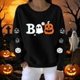 thumbnail image 6 of Ihhxva Oversized Sweatshirt for Women Loose Fit Moisture-Wicking Halloween Spooky Graphic Pullover Cozy Cotton Casual Long Sleeve Crewneck Autumn Party Top S-2XL, 6 of 6