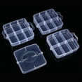 thumbnail image 4 of Three Layer Tool Organizer Box 18 Compartments Small Portable Design with Removable Trays and Handle Perfect for Hardware LEGO Storage and Craft Room Organization, 4 of 5