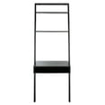 thumbnail image 4 of SAFAVIEH Kamy Rustic Retro 2 Shelf Leaning Desk, Black, 4 of 10