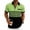 #9Green, variant on Mens Shirts Waffle Knit Polo Shirts, Short Sleeve Striped Casual Tops