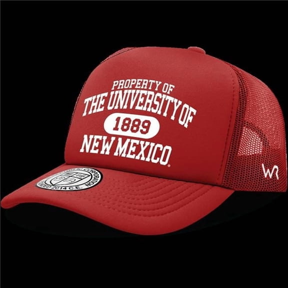 UNM University of New Mexico Lobos Property College Cap Hat - Red