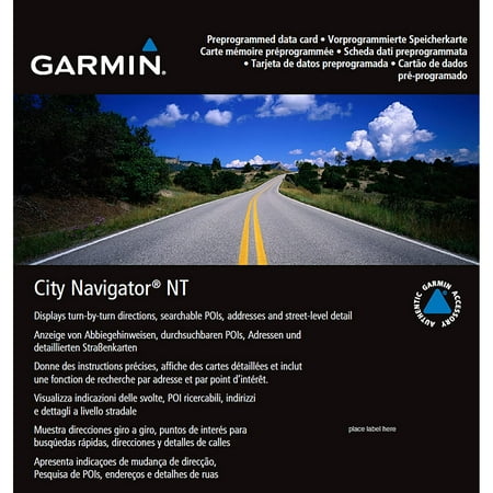 Garmin City Navigator Europe NT - UK/Ireland (010-10691-00) SD Memory Card