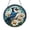 Acrylic 3.5 Inch, variant on Blue Jay Glass Suncatcher Window Hanging, Vibrant Bird and Daisy Nature Art Decor Gift