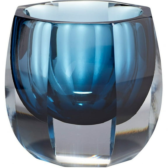 Cyan Design - Azure Oppulence - Small Vase-4 Inches Tall And 4 Inches Wide