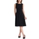 thumbnail image 2 of INSPIRE CHIC Vestidos de Verano Casual para Mujeres, Vestido Midi A-Line sin Mangas con Cuello Redondo y Bolsillos, S Negro, 2 of 6