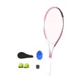 thumbnail image 2 of Vsenkes Tennis Racket Set Gift with Tennis Balls for Garden Backyard Pink, 2 of 9