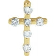 thumbnail image 4 of 14K Yellow 1/10 CTW Diamond Cross Pendant in 14k Yellow Gold, 4 of 5