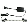 SODIAL 110V-240V 28cm 15LED Aquarium Fish Tank Submersible Light Strip Bar Lamp White