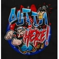 thumbnail image 2 of Airbrushed Popeye Cartoon Outta Here Youth T Shirt Tee Boys Infant Toddler Brisco Brands 12M, 2 of 5