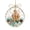 A_Gold Santa, variant on YAMB Sea Glass Christmas Acrylic Ornament, 3.15" Beach Style Double-Sided Printed Hanging Ball with Angel Pattern, Coastal Style Pendant for Xmas Tree Wall Holiday Decor