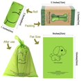 thumbnail image 2 of Acaricie el bolso de basura, bolso completamente degradable del impulso, bolso del impulso del animal doméstico del almidón de maíz, bolso compostable del impulso del perro, 2 of 5