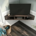 thumbnail image 4 of Furniture of America Emmeline 3-Shelf Floating TV Stand, 46", Walnut Oak, 4 of 8