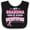 Black and White, variant on Inktastic My Grandma is a Survivor Breast Cancer Awareness Boys or Girls Baby Bib