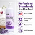 thumbnail image 7 of PRO NAIL - Healing Therapy Massage Lotion - Professional Pedicure, Body and Hot Oil Manicure, Infused with Natural Oils, Vitamins, Panthenol and Amino Acids (Lavender, 32 Ounce), 7 of 7