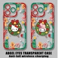 thumbnail image 2 of Christmas limited Sanrio Hello Kitty Kuromi Phone Case For iPhone 15 14 13 12 Mini 11 Pro Max X XR XS 8 SE 2020 Plus Transparent, 2 of 5
