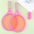 thumbnail image 3 of HOOWIFFY Plastic Tennis Rackets 1 Pair Lightweight Portable Outdoor Sports Equipment for Kids and Adults, 3 of 6
