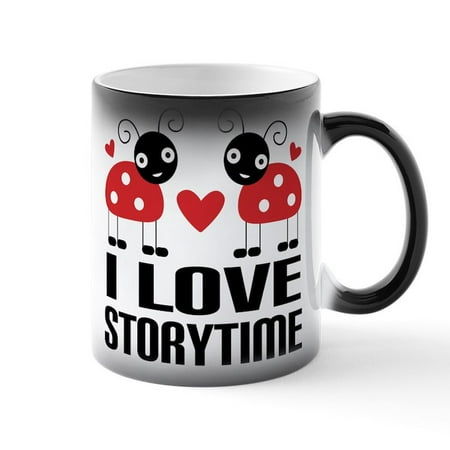 

CafePress - I Love Storytime Red Ladybug - 11 oz Color Changing Magic Mug