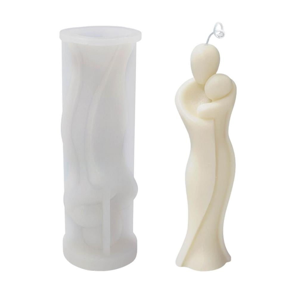 Famure Candle Molds SiliconeArt Body Candle MoldHugging Body Molds