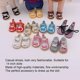 thumbnail image 1 of Farfi, 1 par de zapatos de muñeca encantadores, diseño informal, zapatos de muñeca de niña con lazo a la moda para decoración huangjie unisex, 1 of 2