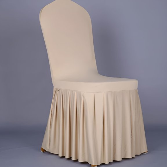 AUQ 2026 New Stretchy Dining Room Chair Covers with Long Skirt,Removable Washable Universal Anti-Dirty Parsons Slipcovers for Home Kitchen Party