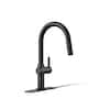 KOHLER: CLARUS PULL-DOWN KITCHEN FAUCET IN MATT BLACK
